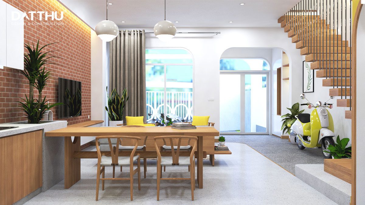 Thiết Kế Nhà 2 Tầng Phá Cách Với Kiến Trúc Địa Trung Hải | 401 | Chị Thương 32 401-CT-(6)