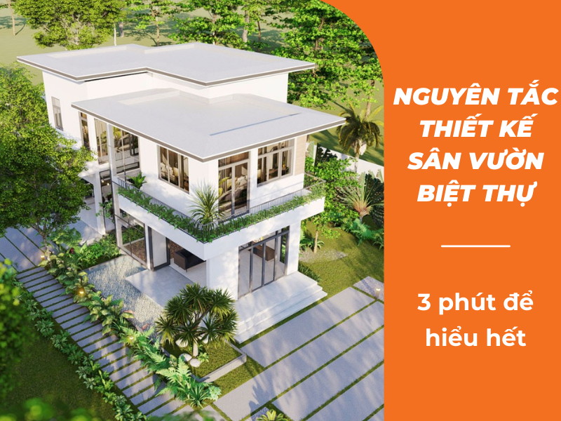 Thiết kế sân vườn biệt thự