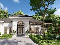 Biệt thự vườn 1 tầng Địa Trung Hải