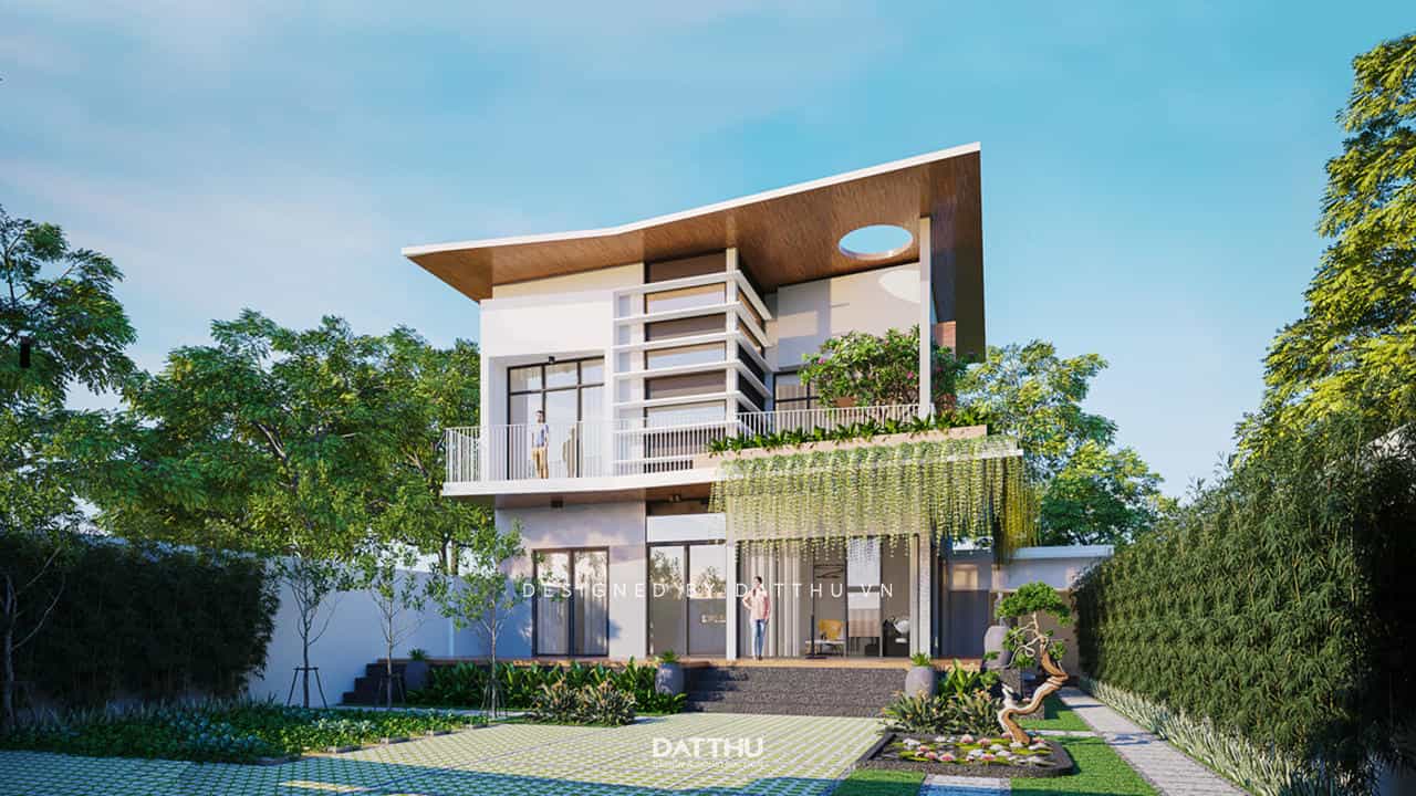 Biệt Thự 2 Tầng 5 Phòng Ngủ: Giải Pháp Thiết Kế Nhà Đẹp 4 Biệt thự 2 tầng hiện đại