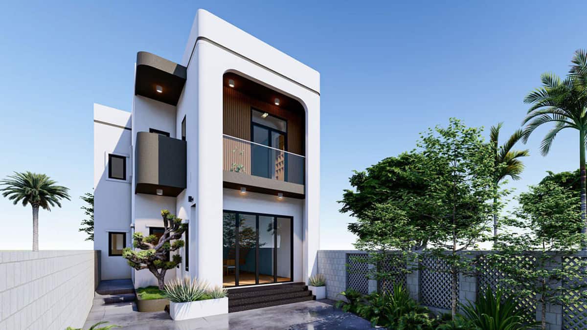 Nhà 2 tầng 3 phòng ngủ 80m2 2022