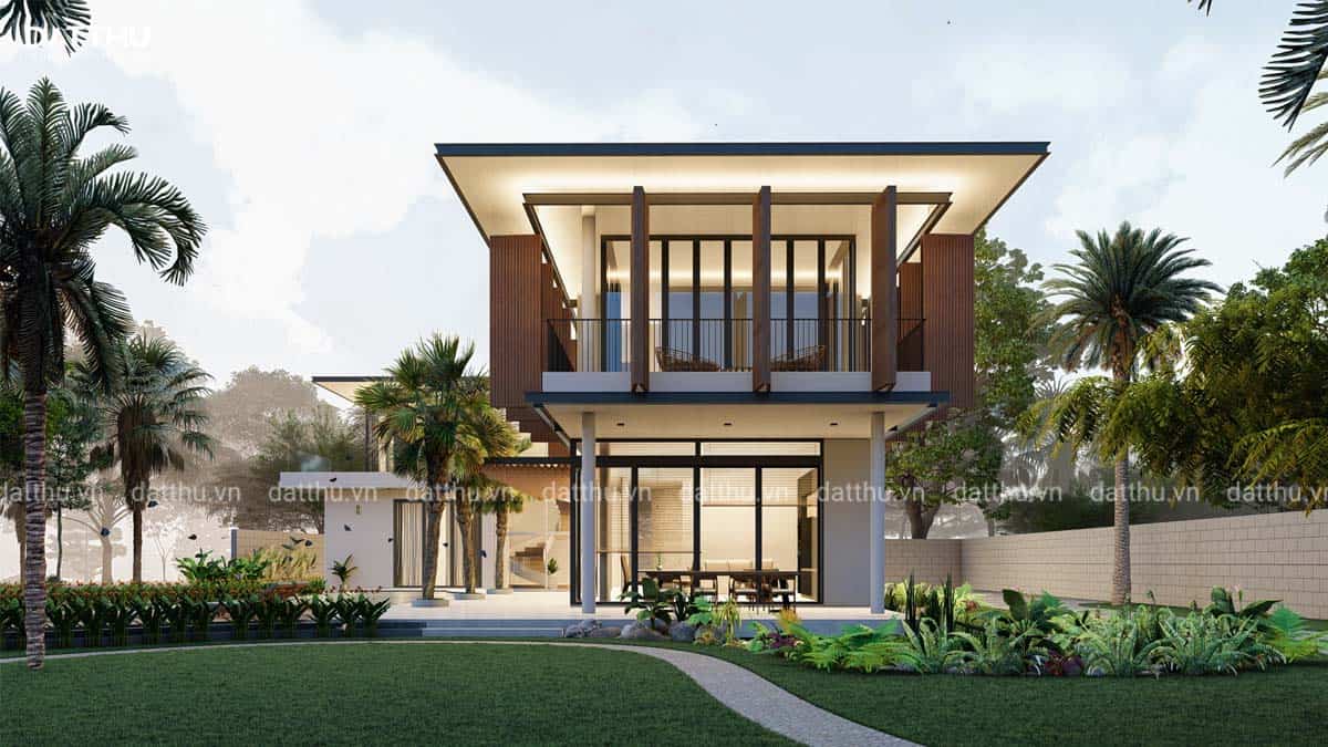 Biệt thự 2 tầng 5 phòng ngủ