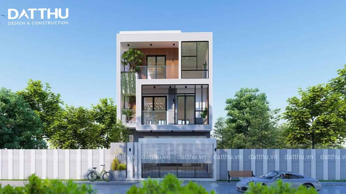 Giải pháp thiết kế kết hợp nhà 3 tầng với kinh doanh