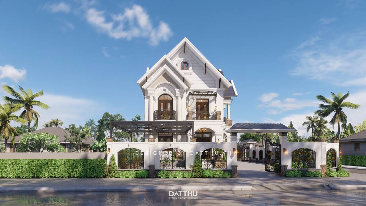 Biệt thự 2 tầng mái thái dự án 2304