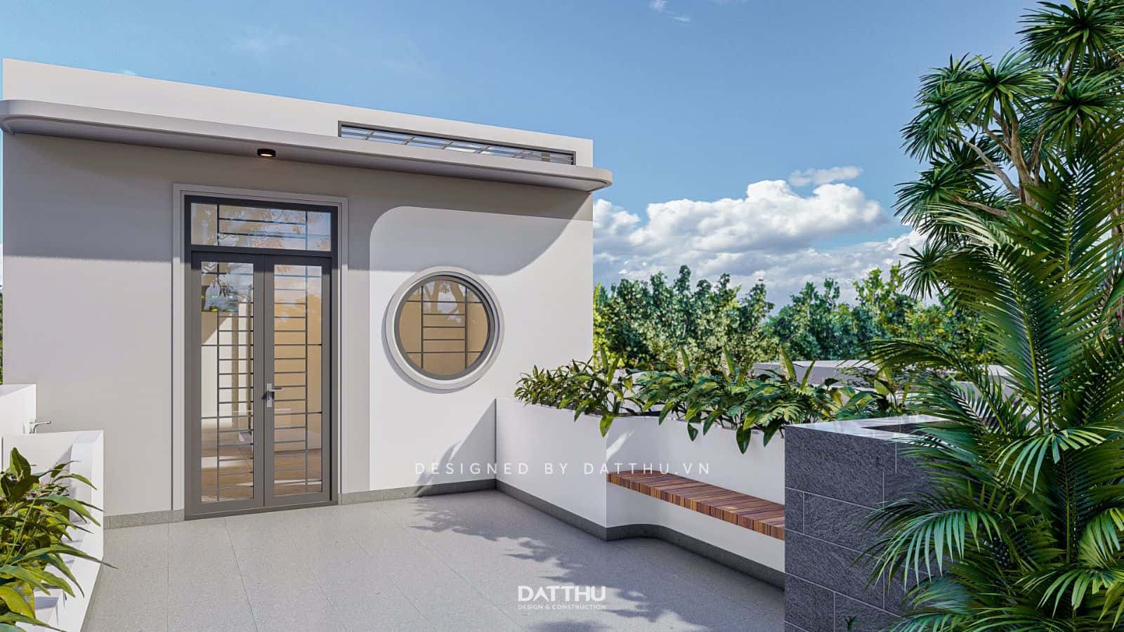 Giải Pháp Đón Nắng Và Gió Cho Nhà Phố Hiện Đại | HDTC2310 | Chị Thanh Bình 40 Nhà phố 2 tầng có tầng tum