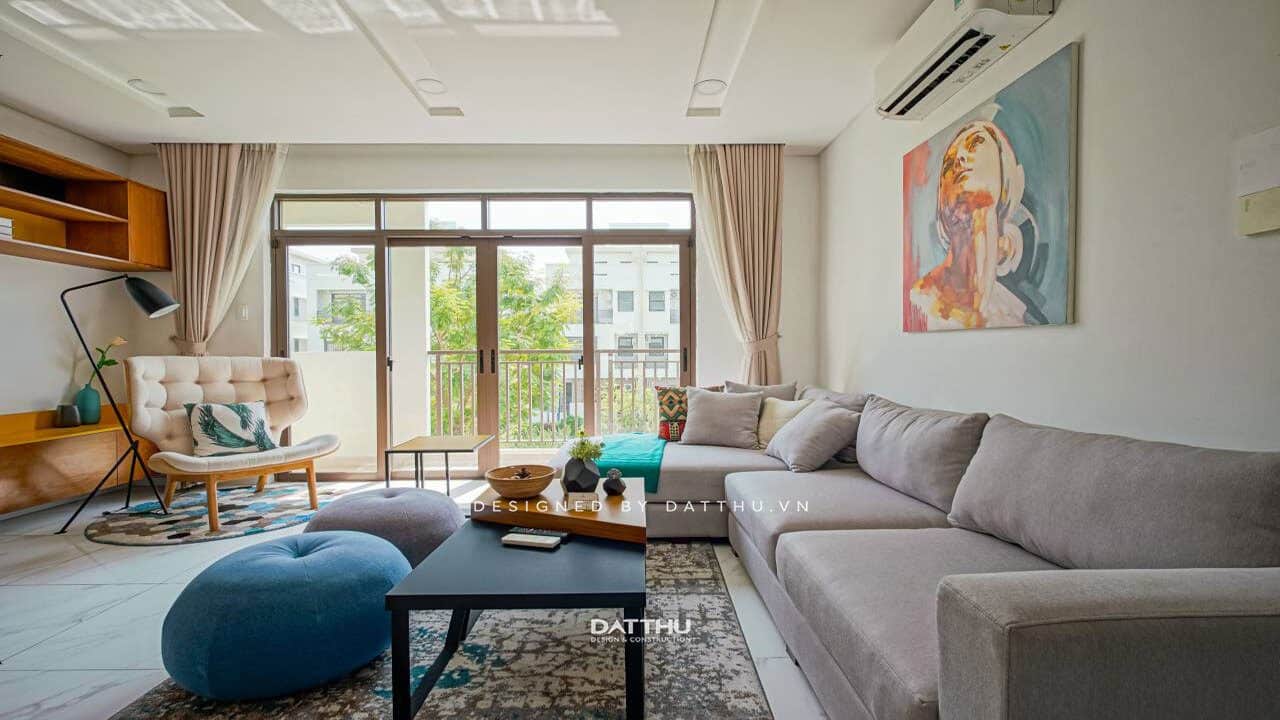 Nội thất nhà phố phong cách nhiệt đới