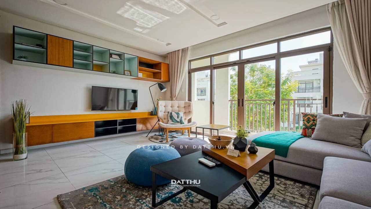 Nội thất nhà phố phong cách nhiệt đới