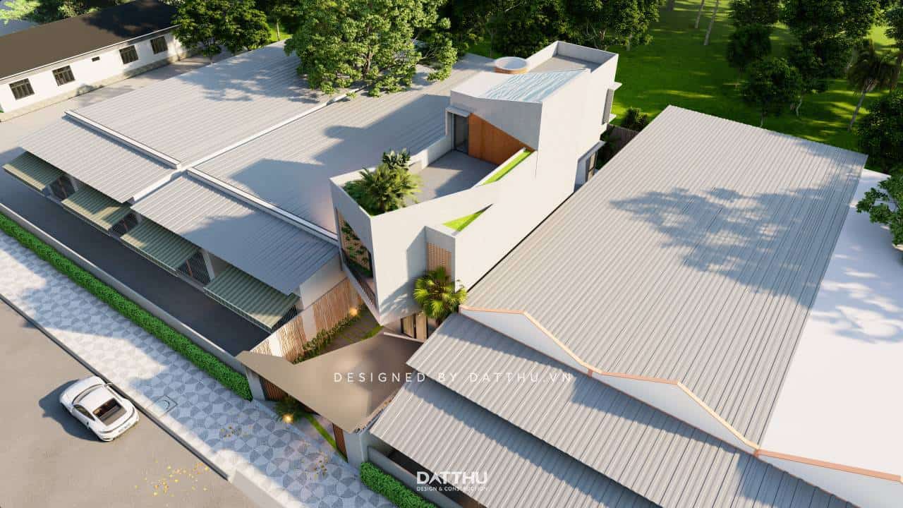 Zic House - Cá Tính Từ Những Đường Gấp Khúc 55 nhà phố 2 tầng hiện đại hdtc2314 Anh Toán Anh