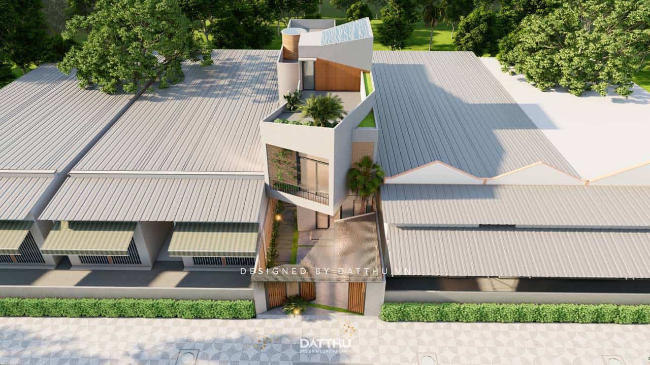 Zic House - Cá Tính Từ Những Đường Gấp Khúc 56 nhà phố 2 tầng hiện đại hdtc2314 Anh Toán Anh
