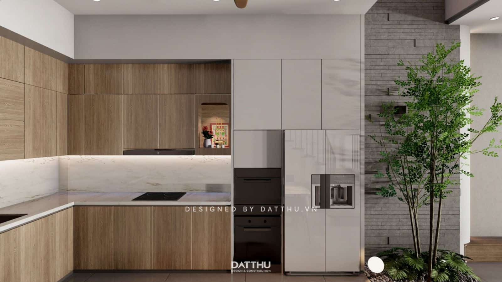 Giải Pháp Đón Nắng Và Gió Cho Nhà Phố Hiện Đại | HDTC2310 | Chị Thanh Bình 55 Bố trí nội thất nhà Thanh Bình