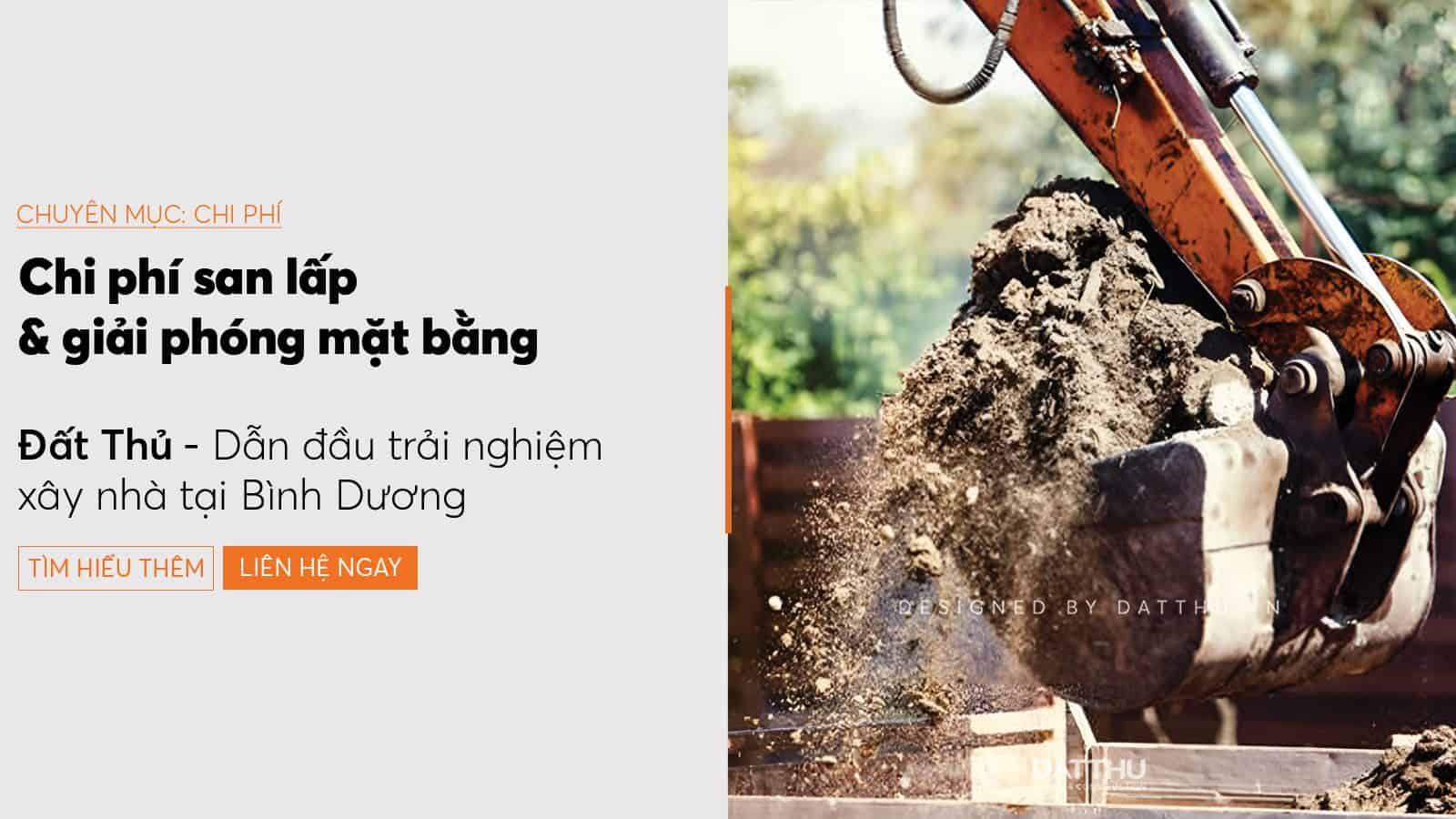 Chi phí san lắp giải phóng mặt bằng