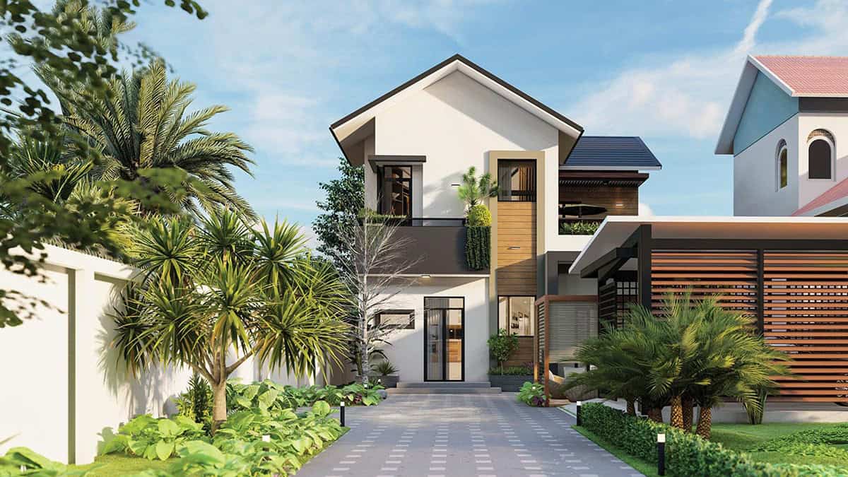 Mẫu thiết kế nhà phố đẹp tại Bình Dương