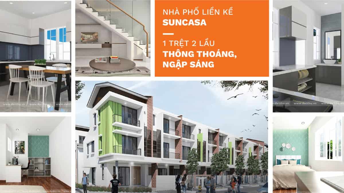 Nhà Phố Liền Kề Suncasa | 3 Tầng | TAS