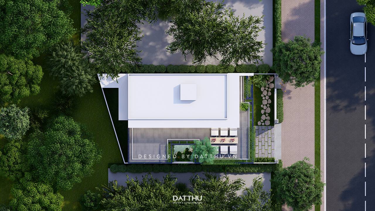 Nhà 3 Tầng Thiết Kế Mở - Hài Hòa Cùng Thiên Nhiên | HDTK2037 | Anh Trung 23 Nhà 3 tầng không gian xanh hiện đại