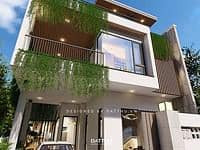 Nhà 3 Tầng Thiết Kế Mở - Hài Hòa Cùng Thiên Nhiên | HDTK2037 | Anh Trung 21 Nhà 1 trệt 2 lầu 1 sân thượng hiện đại