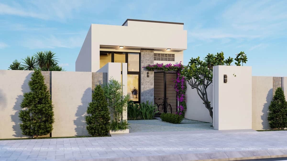 Mẫu nhà cấp 4 đẹp 5x20 2022