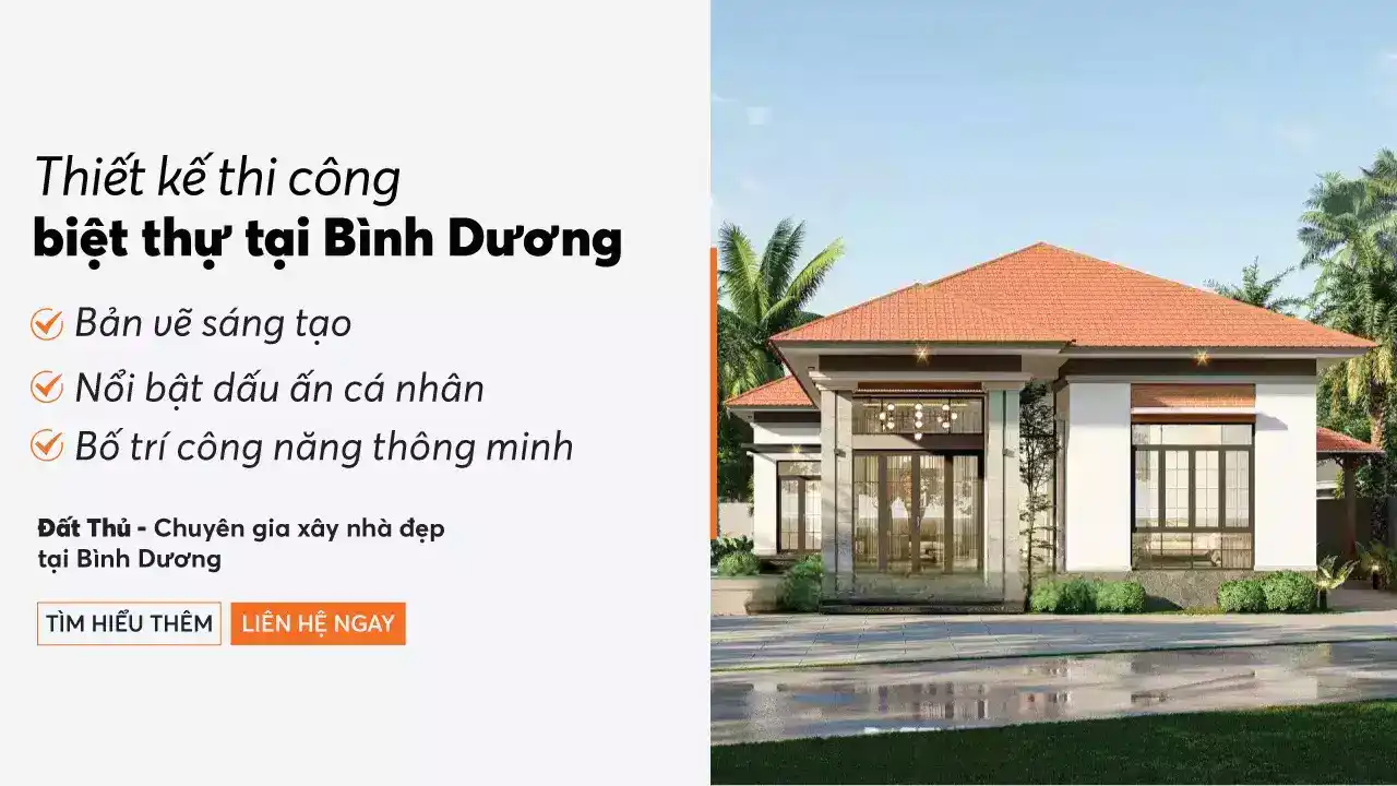 Biệt thự 1 tầng 3 phòng ngủ 2023 thumb