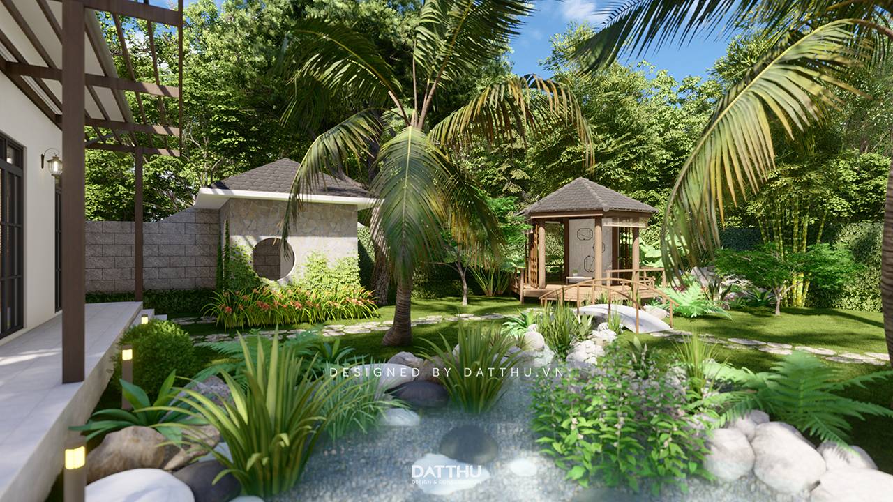 Biệt thự vườn địa trung hải