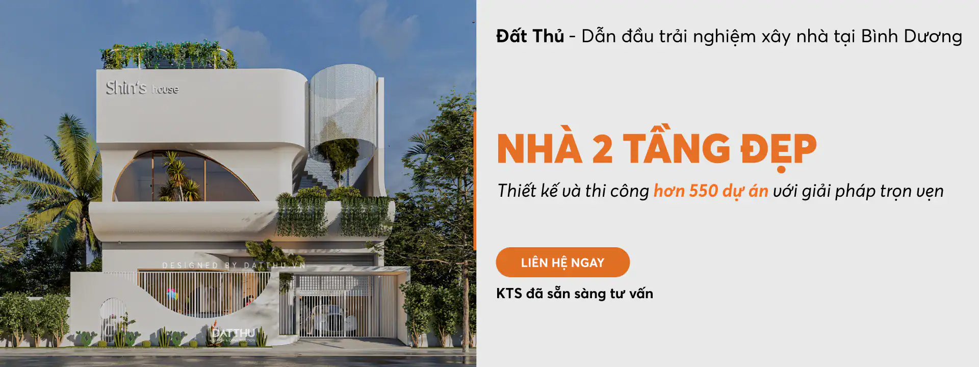 Mẫu nhà 2 tầng hiện đại đẹp 2024
