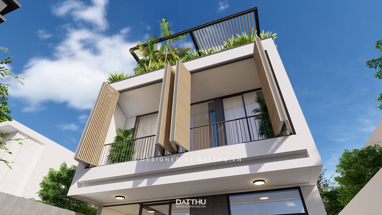 Nhà phố 3 tầng hiện đại