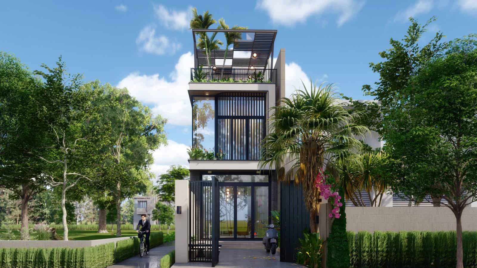 Mẫu thiết kế nhà 3 tầng 7x10m
