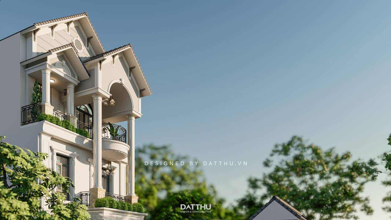 Nhà Phố Tân Cổ Điển - Thanh Lịch Và Tinh Tế 33 Nhà phố 3 tầng tân cổ điển