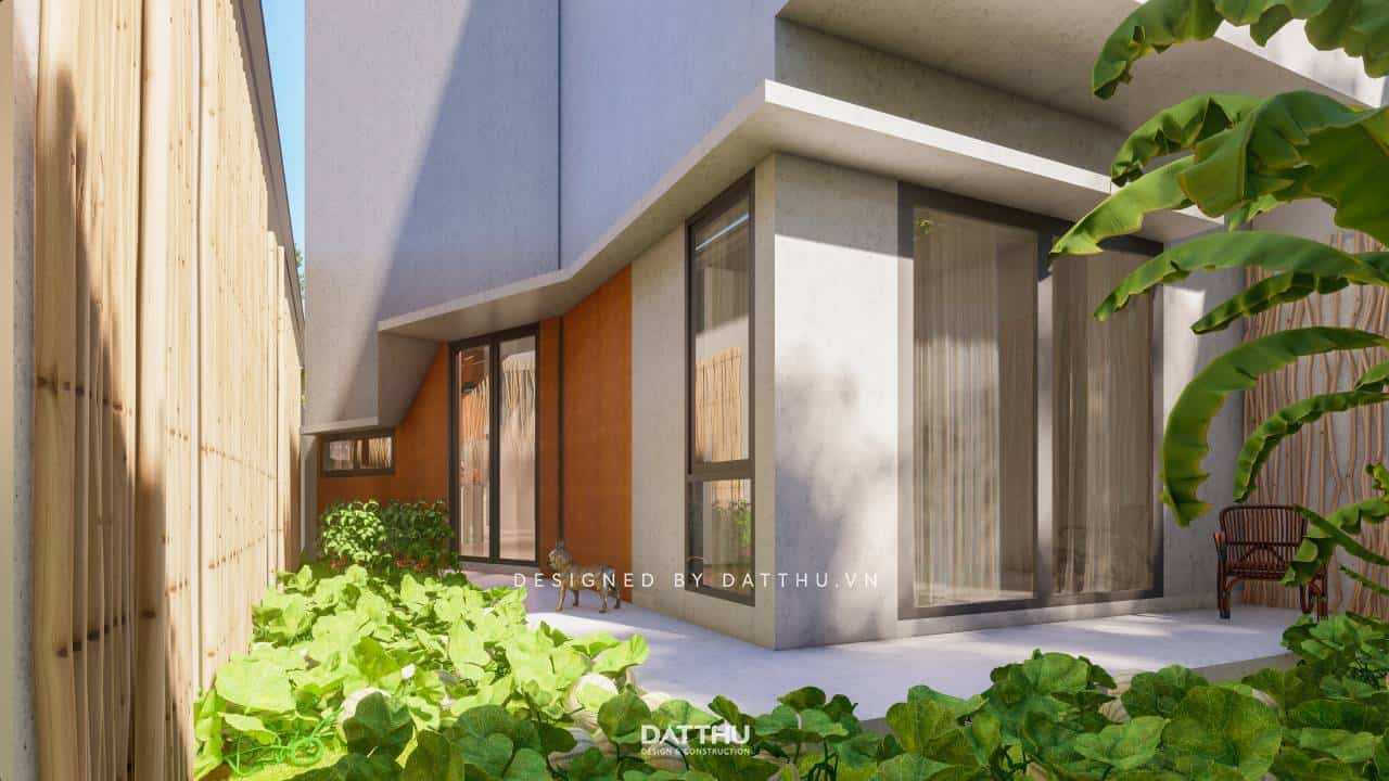 Nhà Phố 2 tầng - Cá tính đường gấp khúc