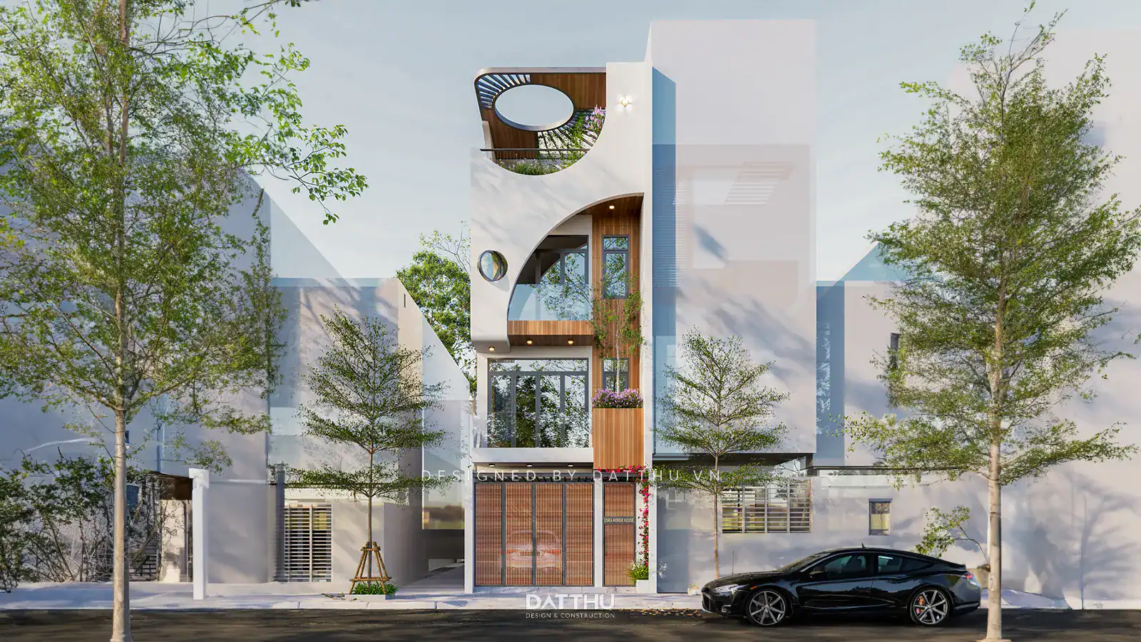 Nhà 1 trệt 2 lầu 5x15m hiện đại