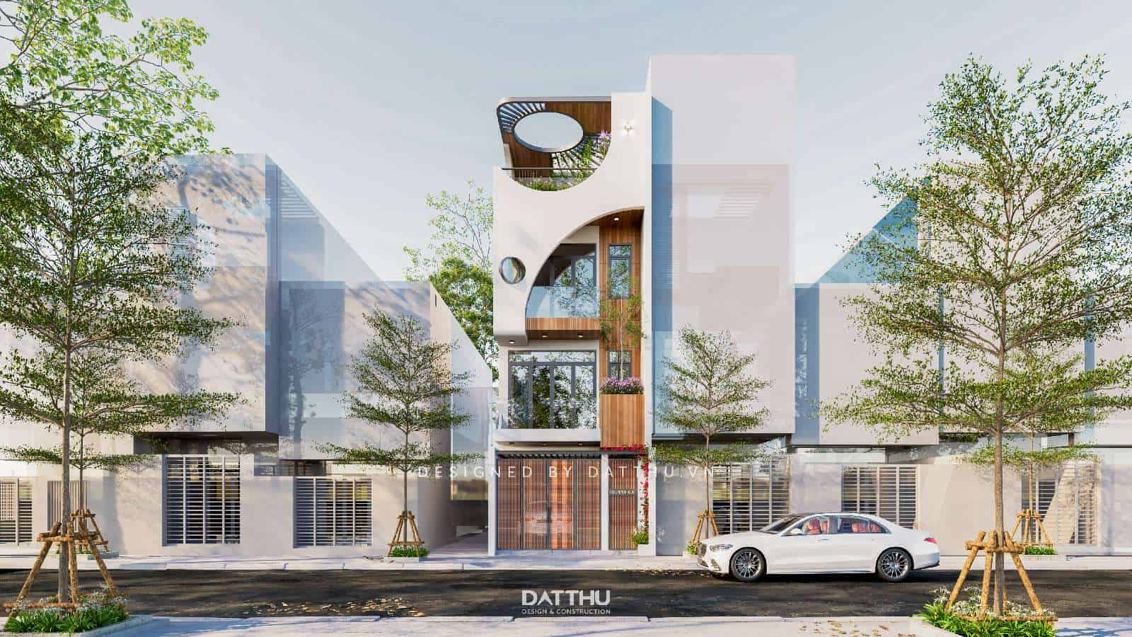 Mẫu thiết kế ống 3 tầng 5x20 đẹp hiện đại
