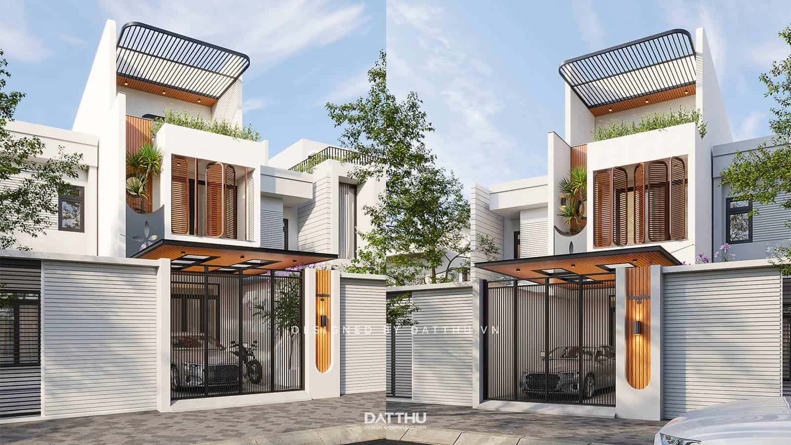Điểm Nhấn Mặt Tiền Từ Hệ Lam Gỗ