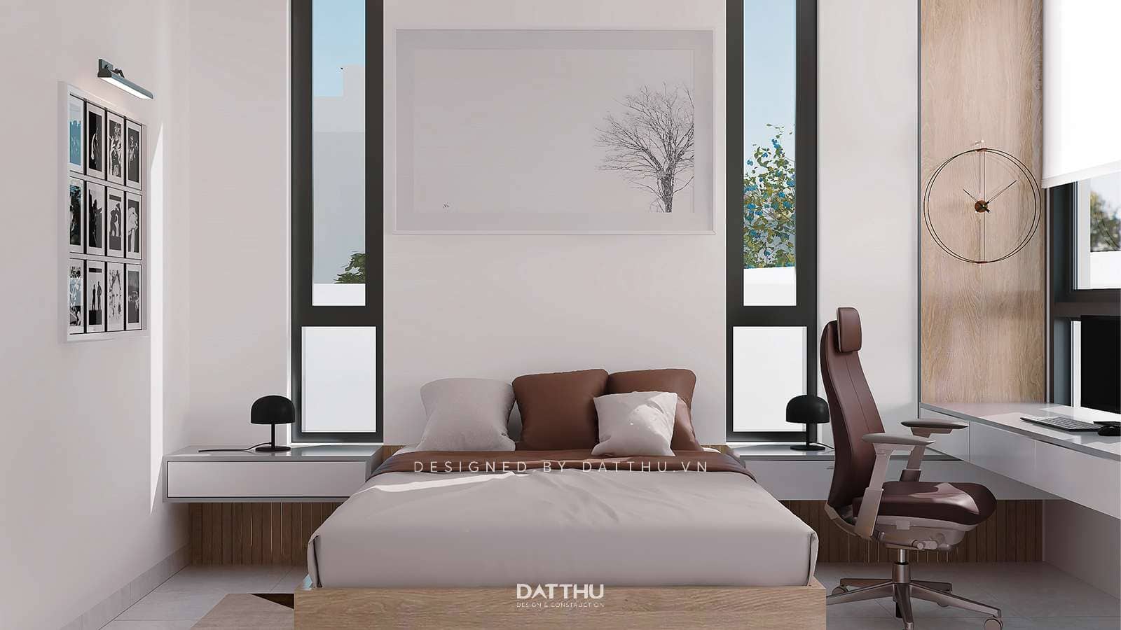 Nhà Hướng Nội - Ngôi Nhà Phố 2 Tầng Ứng Dụng Giải Pháp “Đóng Ngoài Mở Trong” | HDTC2421 54 nha-pho-2-tang-hien-dai-hdtc2421-18