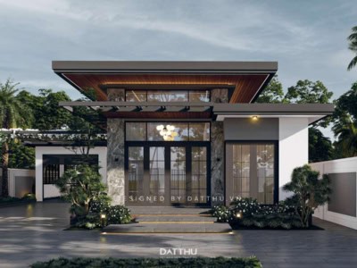 Biệt thự 1 tầng sân vườn