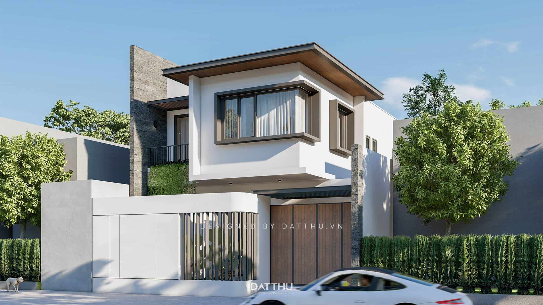 Thiết kế nhà mặt tiền 6m hiện đại đẹp