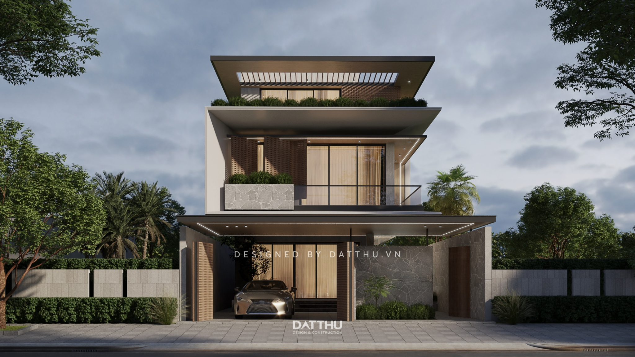 biet thu 3 tang ecobreeze villa 11
